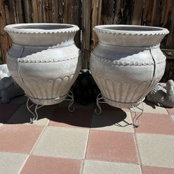 New Flower Pots Made Out Of Clay Perfect Gift 🎁 