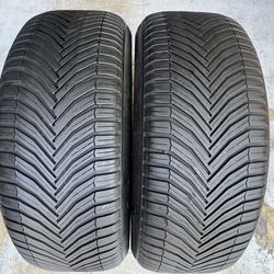 For Sale Two 275/55/19 Michelin Cross Climate Like New With 90% Left Excellent Rare Pair 