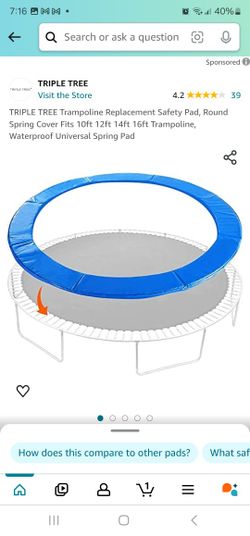 10 Lft Trampoline Replacement Pads