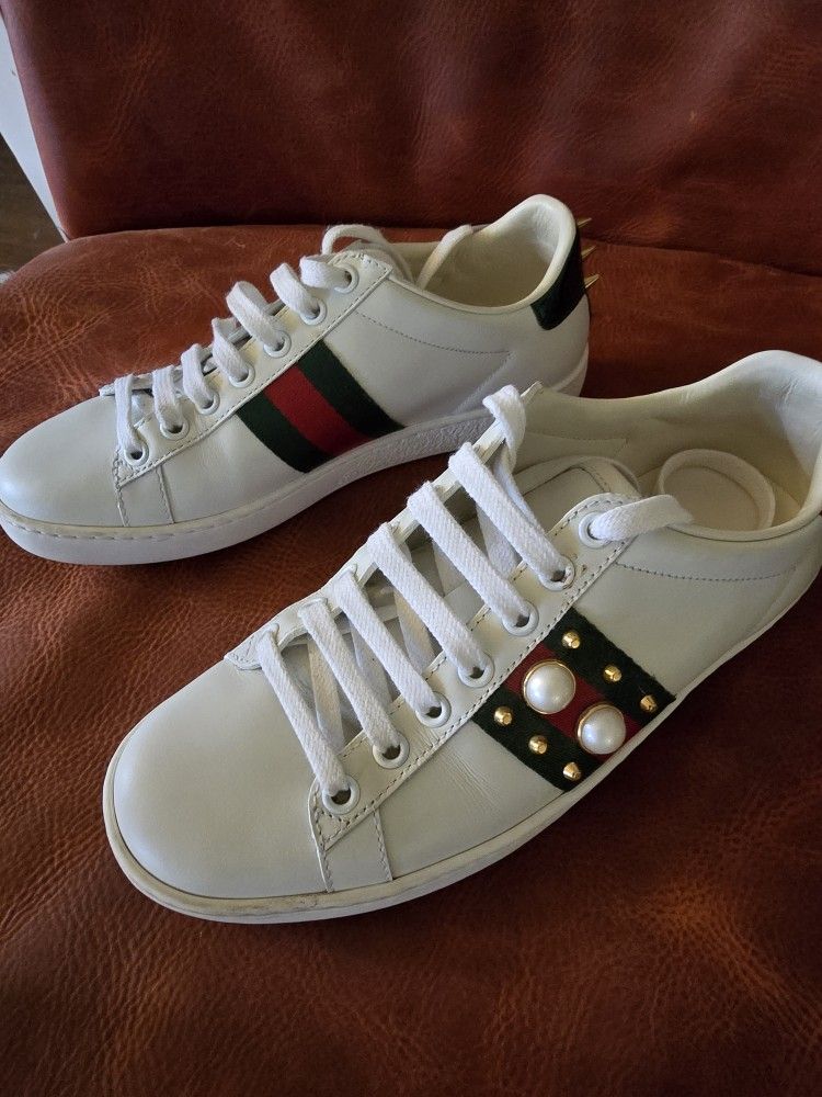 Gucci Ace Studded Trainers