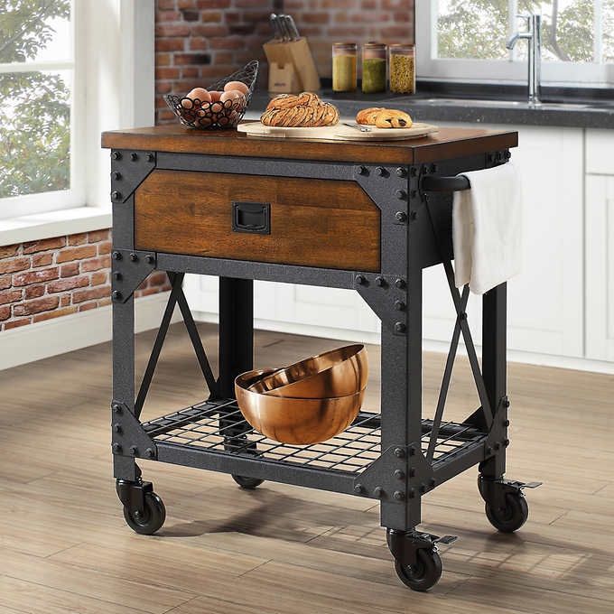 40% OFF // BRAND NEW IN BOX // COSTCO Whalen Vintage Kitchen Cart