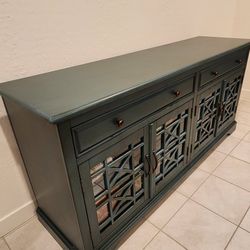 Skyy Media Console in Teal, 70 Inch

