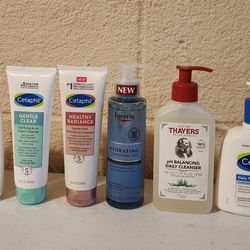 Cetaphil Thayers Eucerin Facial Cleanser Face Makeup Cleansers