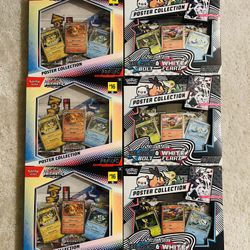 6x Pokemon Cards Poster Collection Boxes - Sealed - Lot