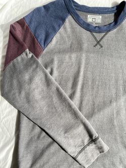 Converse One Star Crew Neck Sweater// Size Medium True To Size // Grey, Blue, Maroon