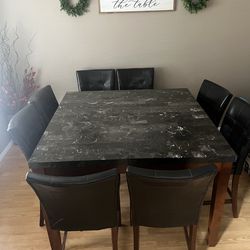 Modern Counter Height Dining Set -Seats 8