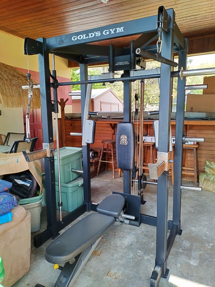 Golds gym pro series smith machine