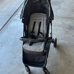 Graco Outpace LX All-Terrain 4 Wheel Baby Stroller, Cohen €” Compatible for Travel System, Easy One-Hand Fold, in-Seat Suspension for Comfortable Ride