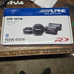 Alpine S-S10TW
S-Series 1" silk dome tweeters