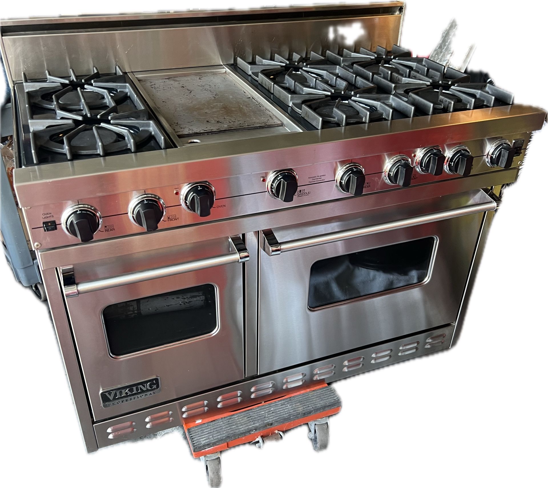 Viking Professional Series 48" 6-Burner Gas Range - Stainless Steel (VGIC4856GSS)
