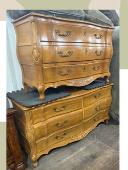 White Furniture Company French Provincial  Louis XV Style Chest Of Drawers & Dresser
