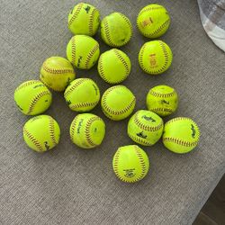 Batting Practice Softballs 