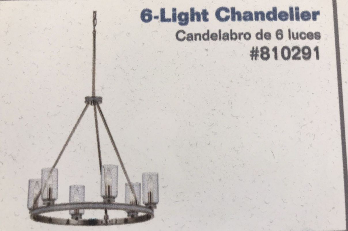 Kichler Angelica Lighting Chandelier 6 LT-matching lights available