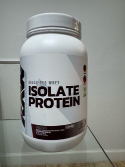 RAW Proteína aislada de suero en polvo, chocolate oscuro, 100% alimentada con pasto para nutrición deportiva en polvo para crecimiento muscular y recu