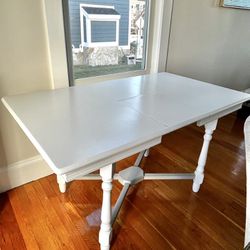 Dining Table With Built In Leaf