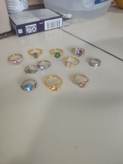 Lote de anillos fantasia
