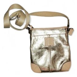 Gold Coach Crossbody Small Bag 