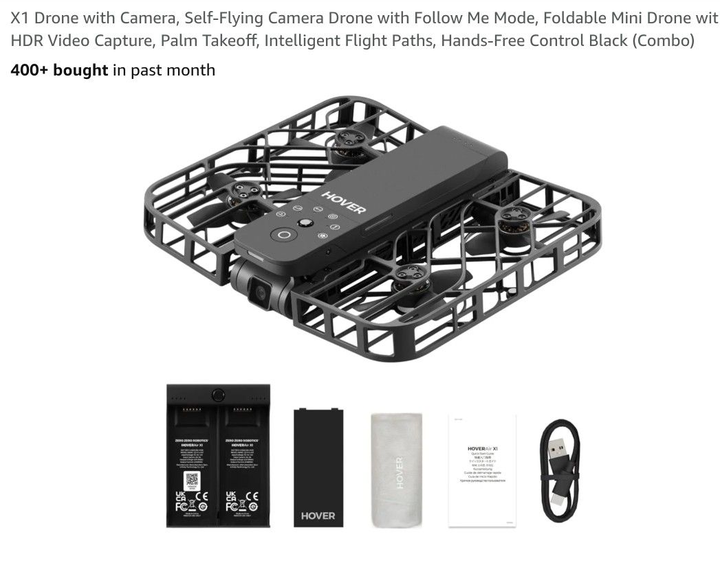 Hoverair X1 Combo Drone