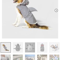 Shark Hoodie Costume size 2XL For Dogs 