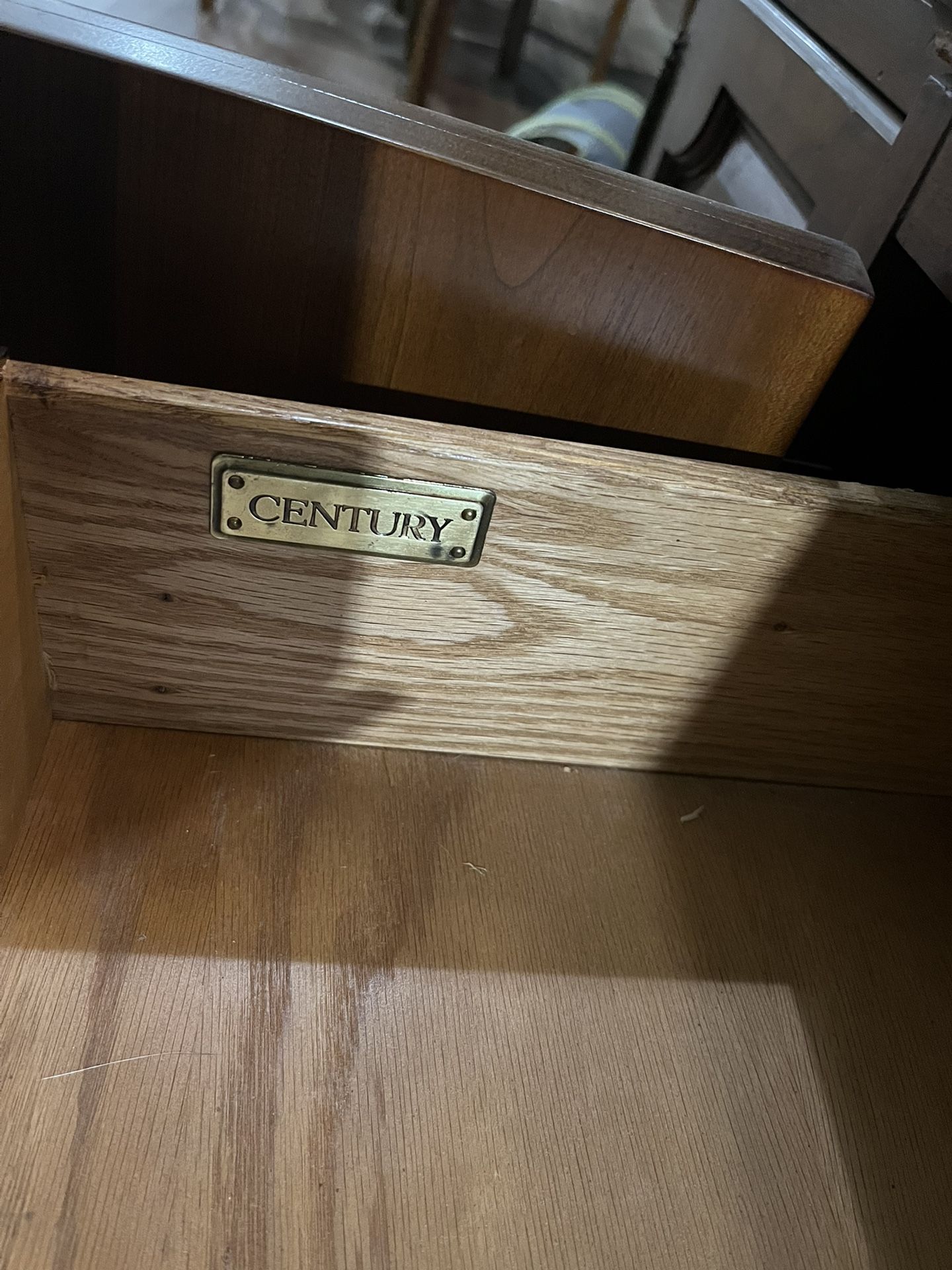 Vintage Wood Century China Hutch