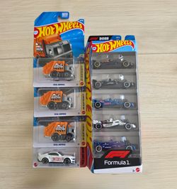 Hot Wheels 2026 Collection Lot – 3x H Case Regular Treasure Hunts (Total Disposal), F1 5-Pack, Mustang Dark Horse