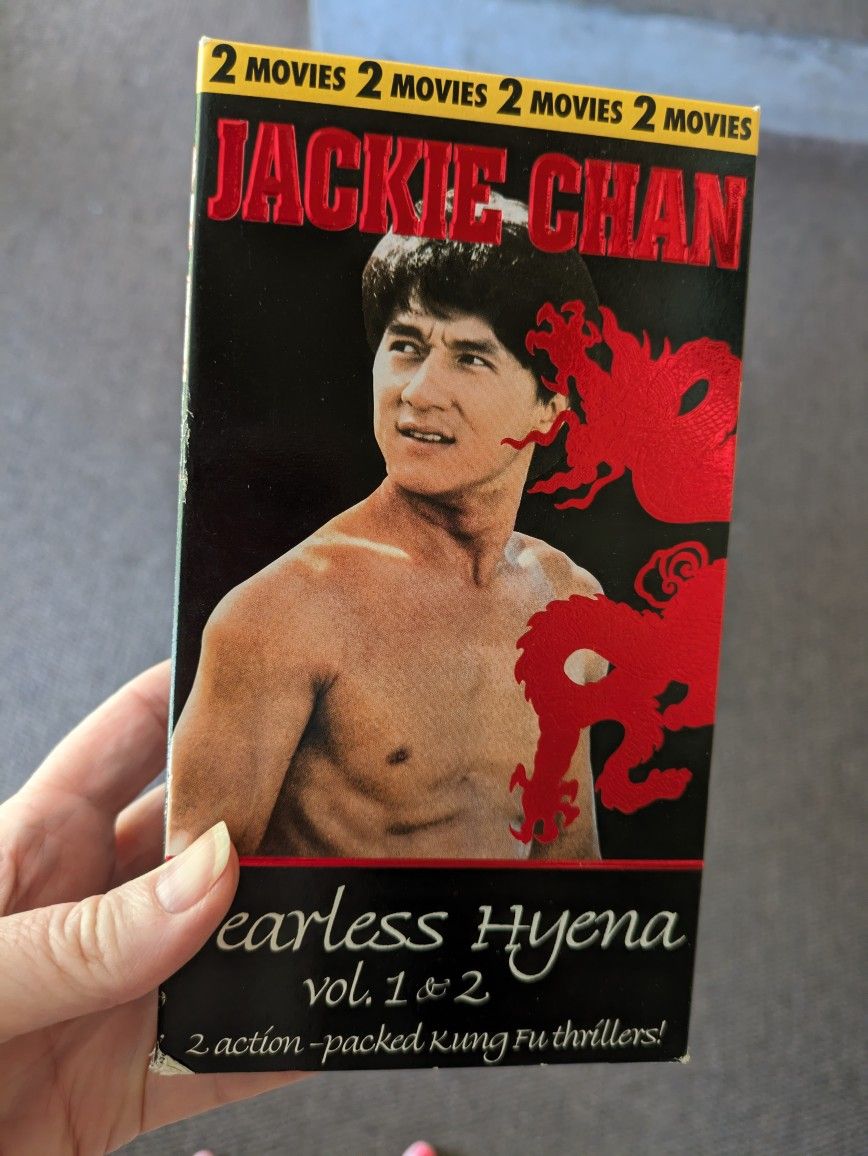 Jackie Chan Fearless Hyena VHS Movie Set
