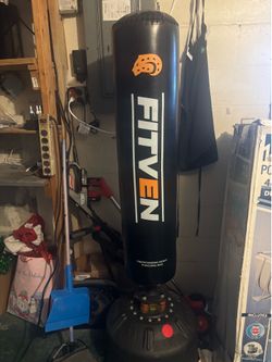 Punching bag standing heavy