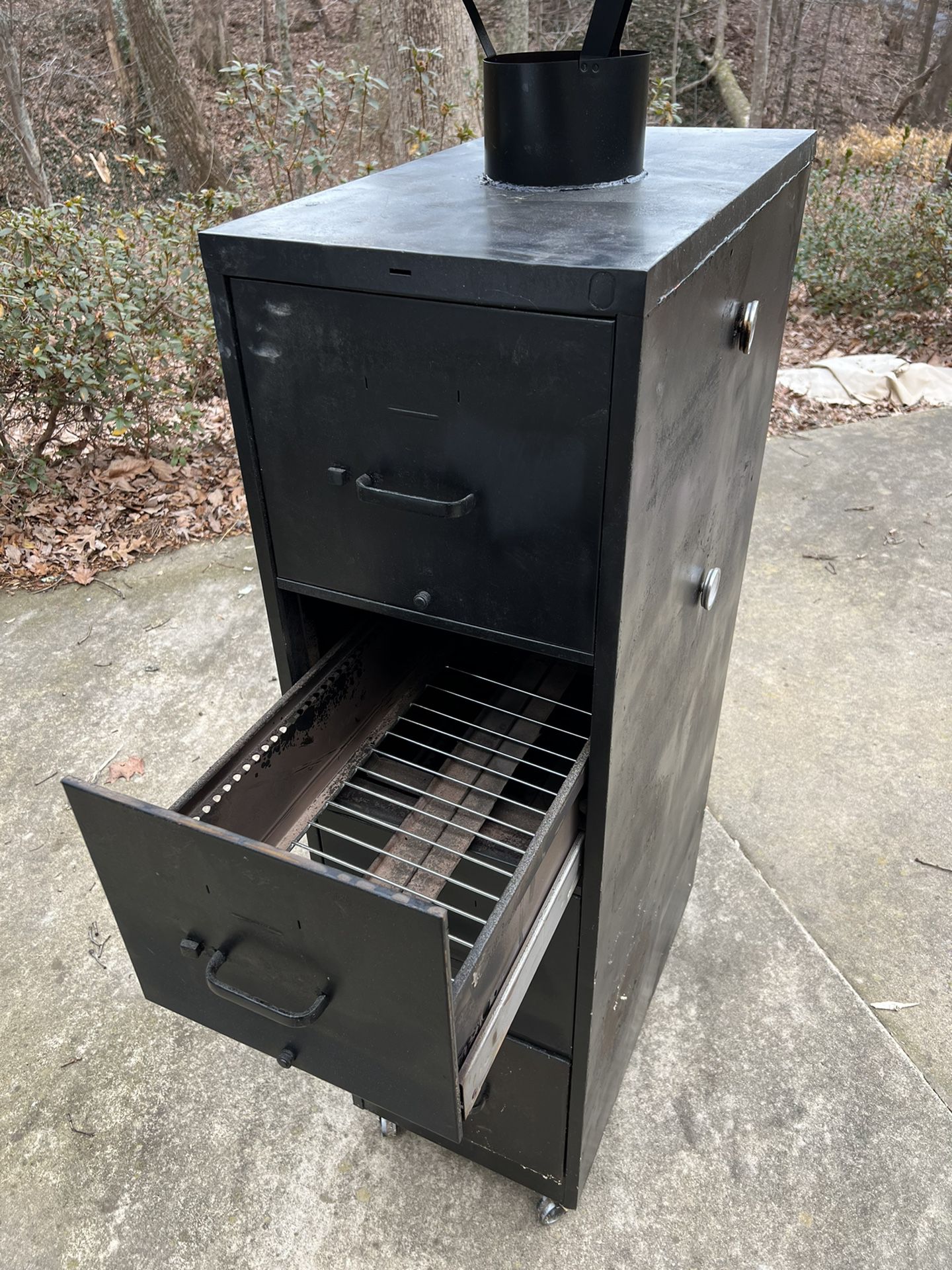Custom Filing Cabinet Smoker / Grill