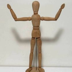 Jointed Posable Articulating Mannequin Wooden Human Model Figure Art Sculpture Decor