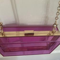 Clear Clutch Bag