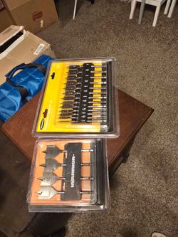 Warrior Spade Drill Bit Set (13-Piece & 4-Piece Large) - Brand New!