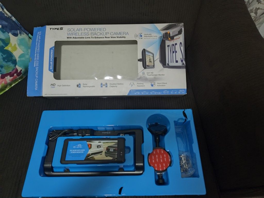 Type S Solar Powered Wireless Backup Camera