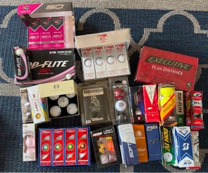 New golf balls