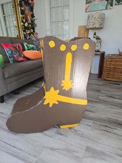 Cowboy boot pinata