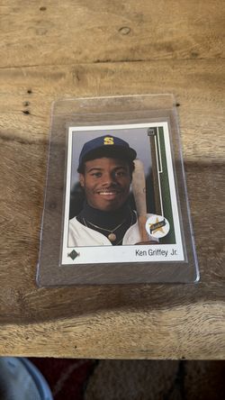 Raw 1989 Ken Griffey Upper Deck Rookie #1
