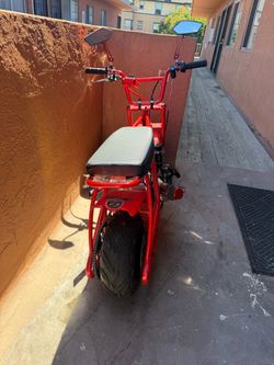 Red mini bike