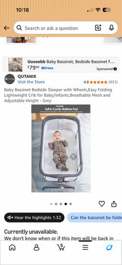 Baby bassinet