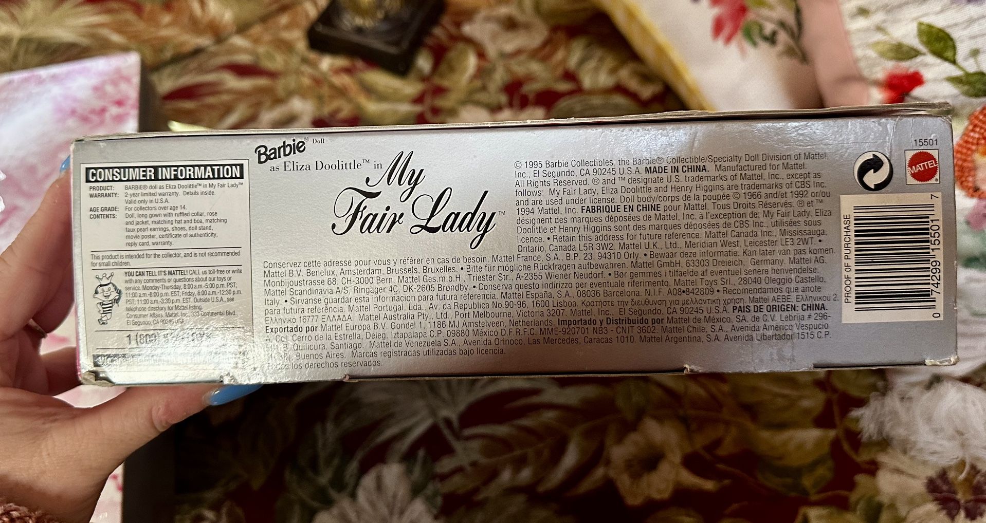 Barbie Hollywood Legend Collection Eliza Doolittle My Fair Lady Toys