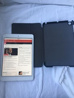 Ipad mini 16gb mint with case