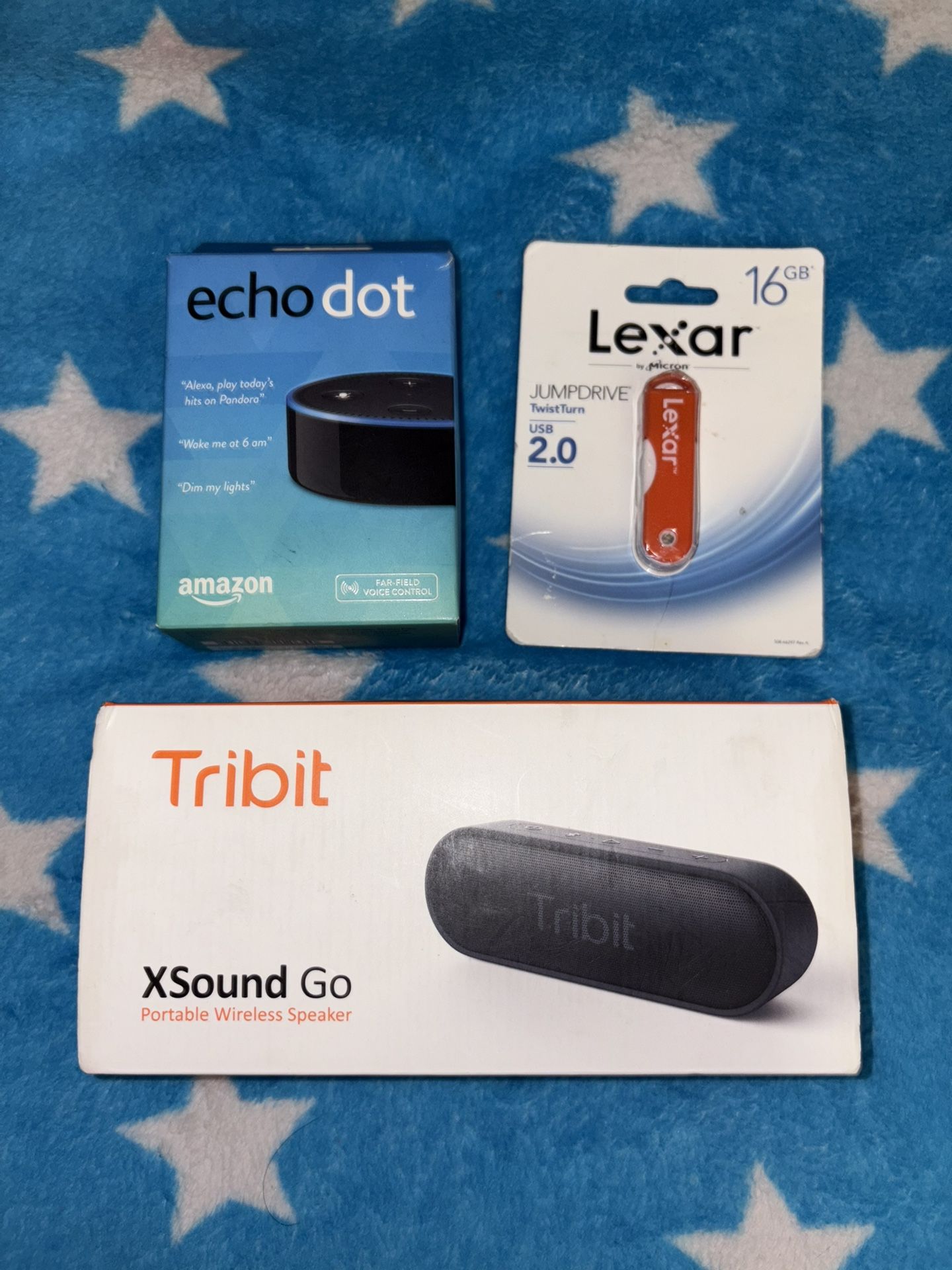 Echo Dot Alexa & More-All Bnew!