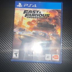 Fast And Furious Crossroads PS4 Game 