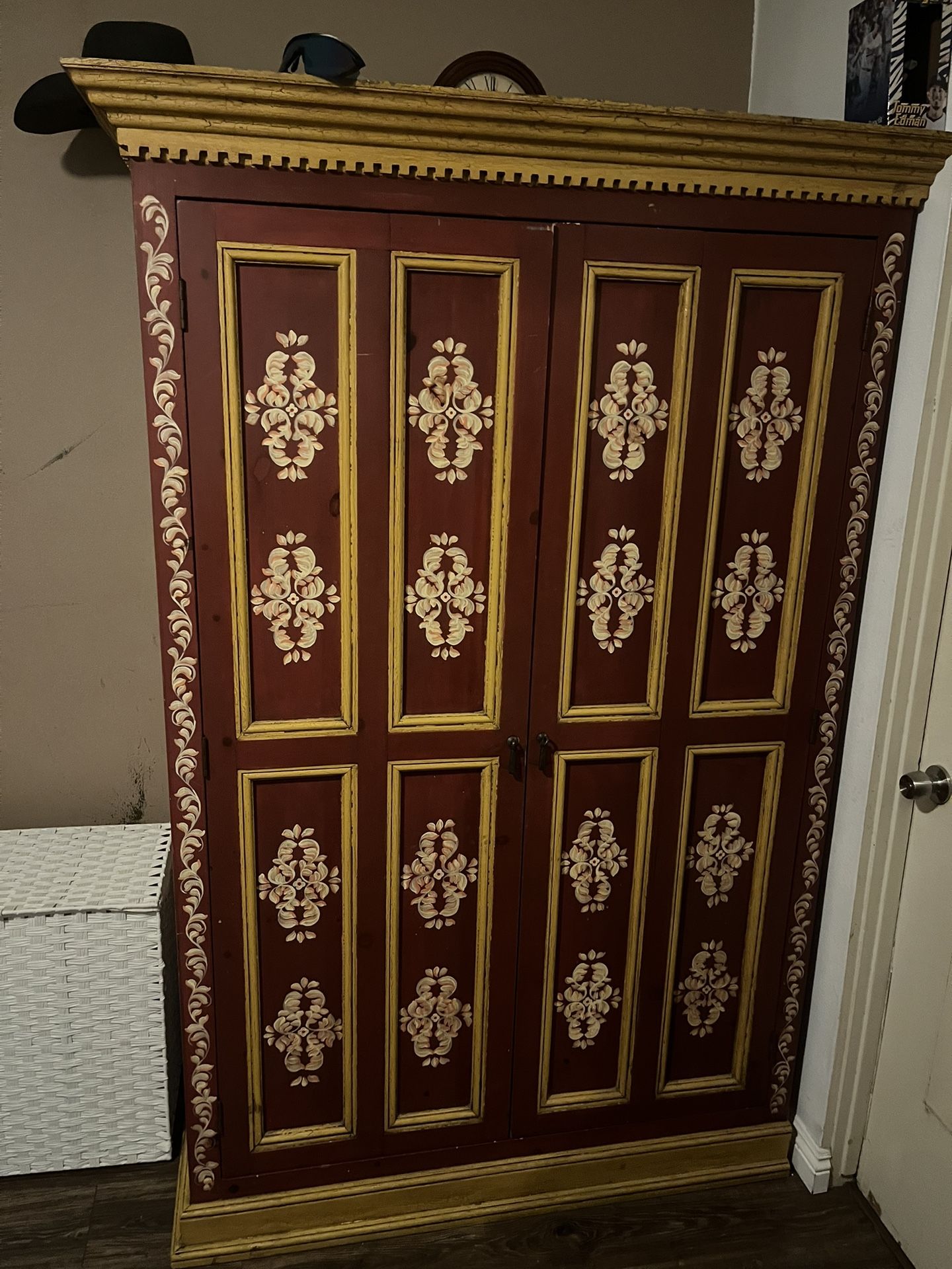 Antique Wardrobe Closet 