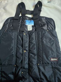 RefrigiWear Style 345 insulated freezer bib overalls, size XL.