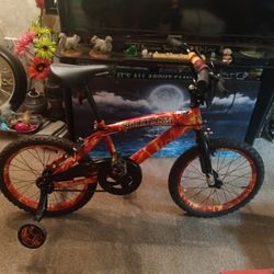 Dynacraft Firestorm 18" BMX Bike Orange & Yellow.