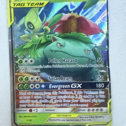 Celebi & Venusaur Tag team GX