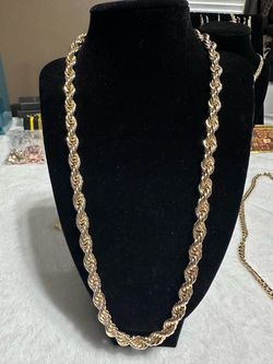 24”  8mm  14k Gold FILLED French Rope with 14k Stamp!! 🔥🔥🔥🔥