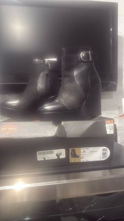 Harley Davidson: Bootie (Celine 5”Wedge) Size: 8