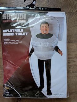 Inflatable Skibidi Toilet Costume