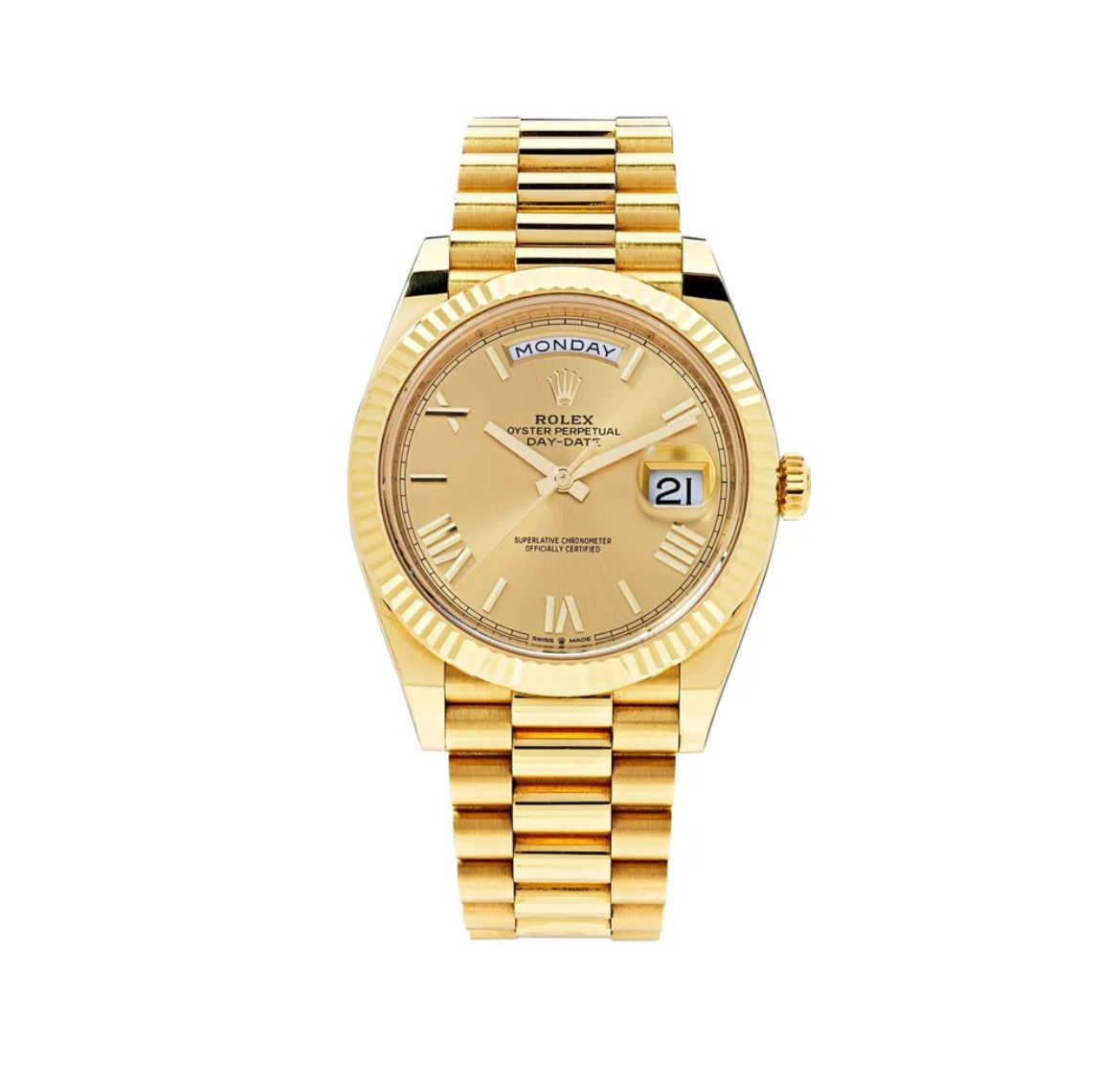Rolex Day-Date 228238 Yellow Gold Champagne Roman Dial (2024)