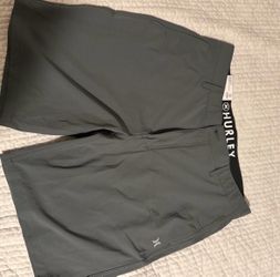 Hurley Men's Gray Board Shorts 36w new